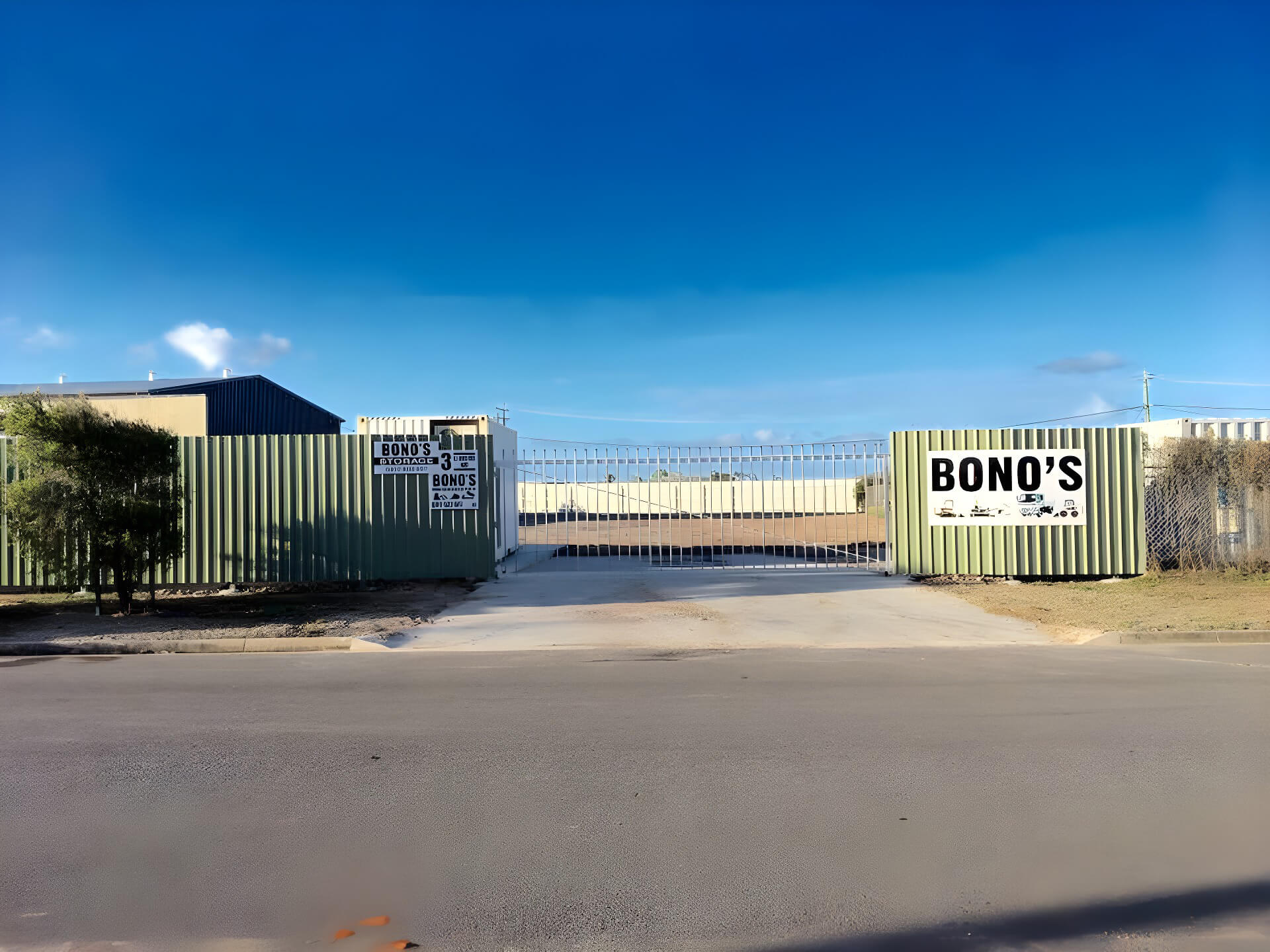 Bonos' Garage Entrance — Personalised & Secure Self Storage - Bonos' Bobcat & Tipper Hire